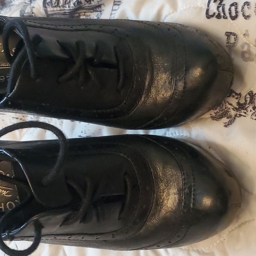 Vintage Kork-Ease Black Booties Shoes size 6 - Picture 4 of 5